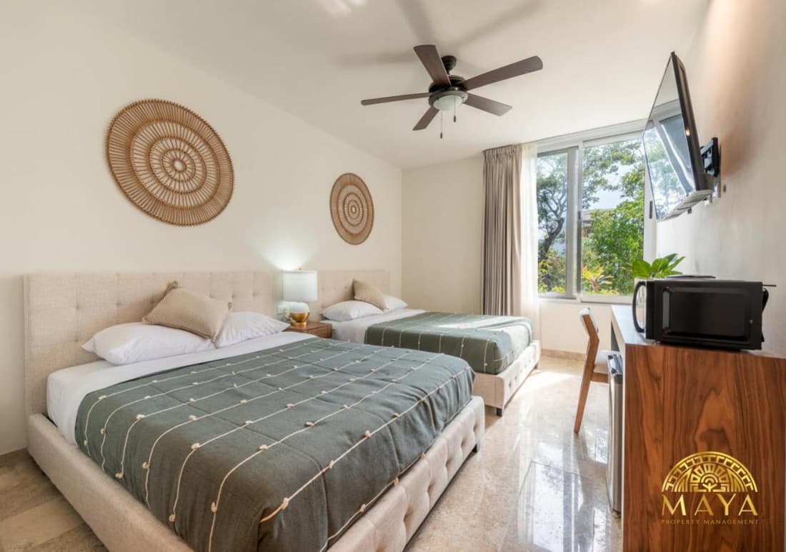 NHOA 309C Lux 1BR Condo Pool View in Aldea Zama