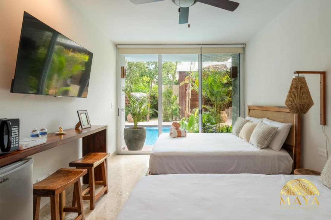 NHOA 107C Lux 1BR Condo Pool access in Aldea Zama
