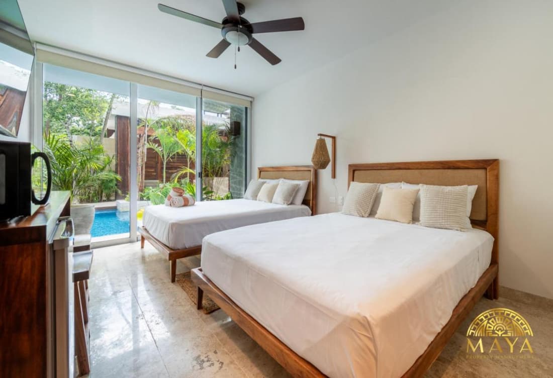 NHOA 107C Lux 1BR Condo Pool access in Aldea Zama