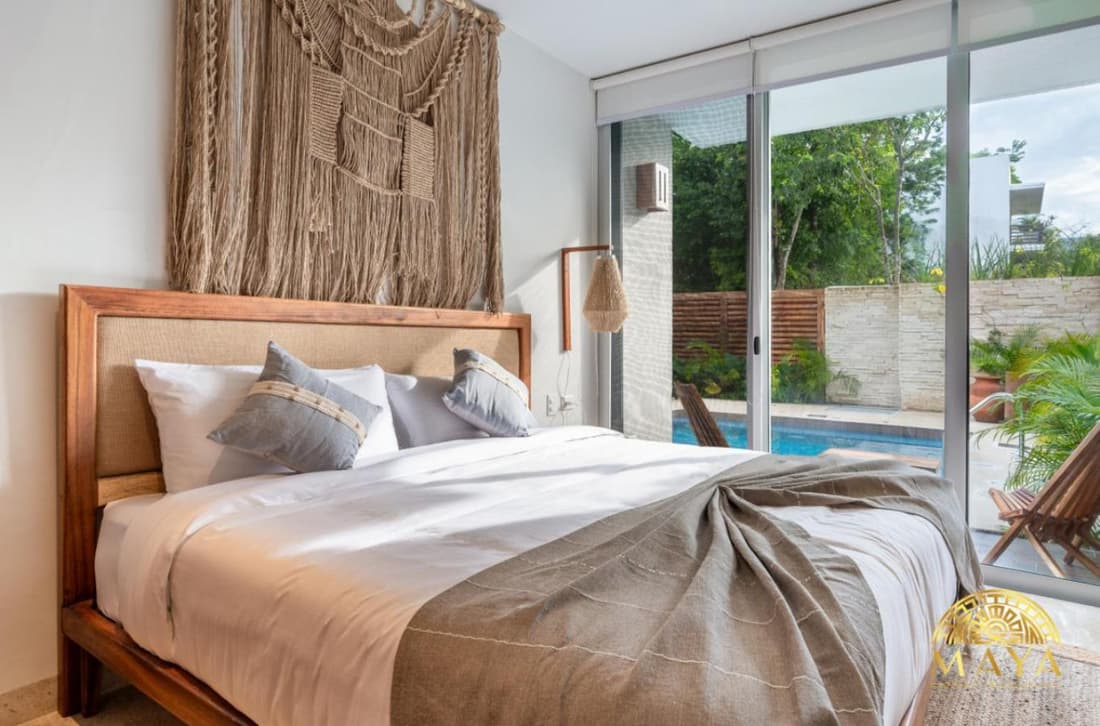 NHOA 101B Lux 1BR Condo Pool access in Aldea Zama