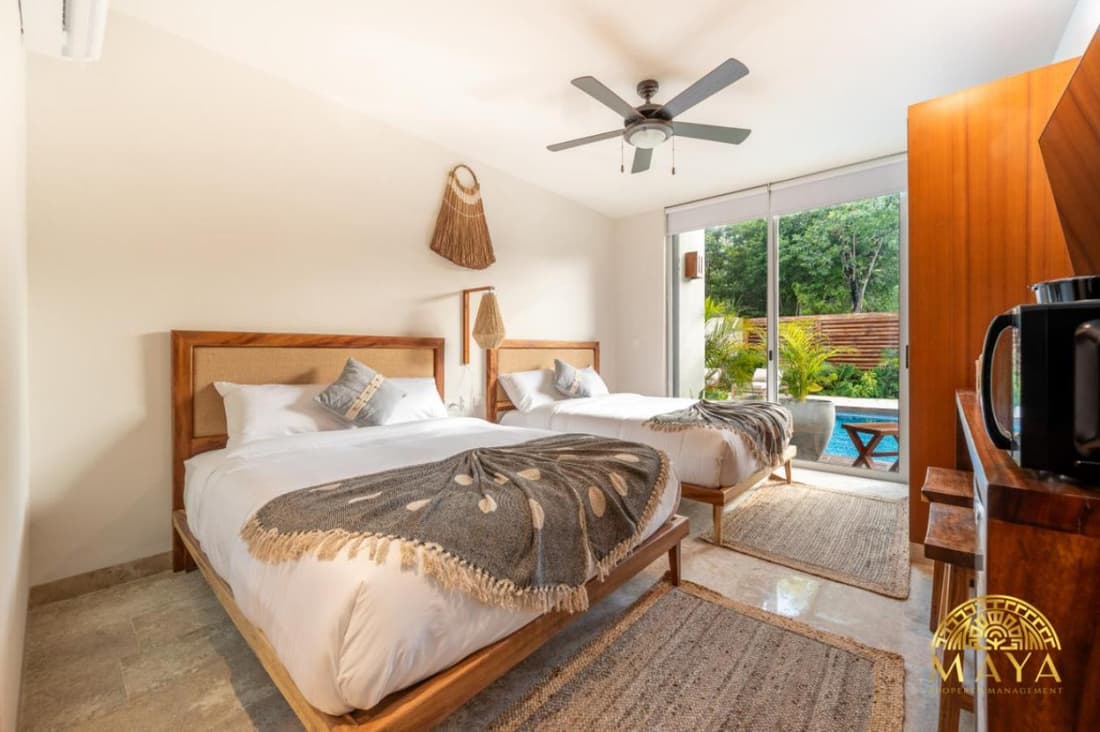 NHOA 101C Lux 1BR Condo Pool access in Aldea Zama