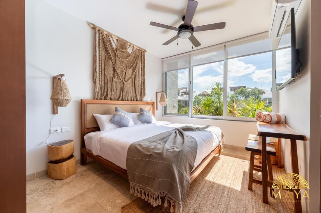 NHOA 305A Lux 2BR Condo Pool View in Aldea Zama