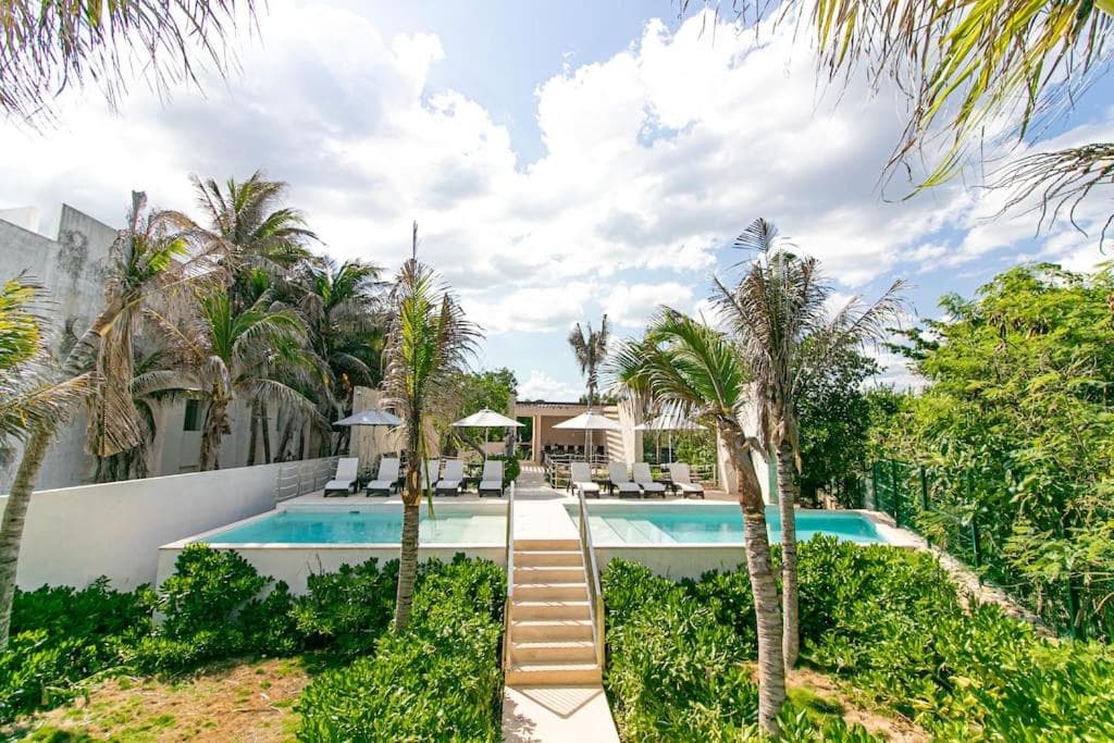Nido De Tortuga Akumal With Beach Access And Private Jacuzzi