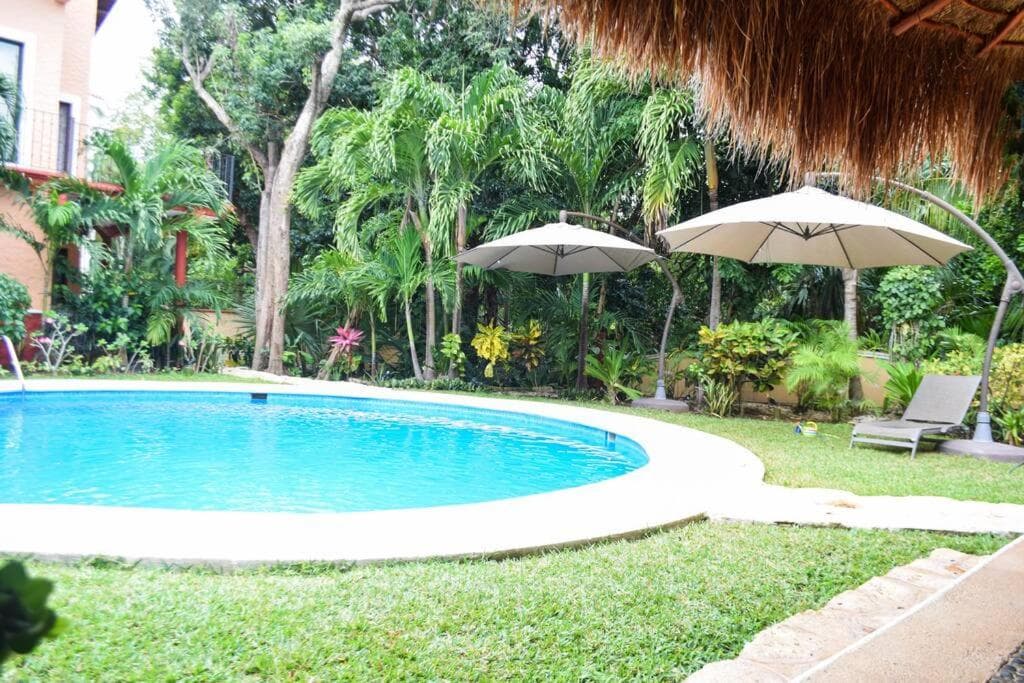 Villa Familiar en exclusivo condominio playacar
