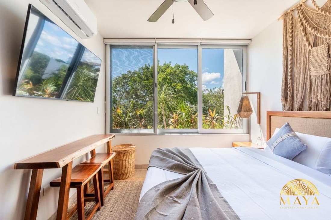 NHOA 307B Lux 1BR Condo Pool View in Aldea Zama