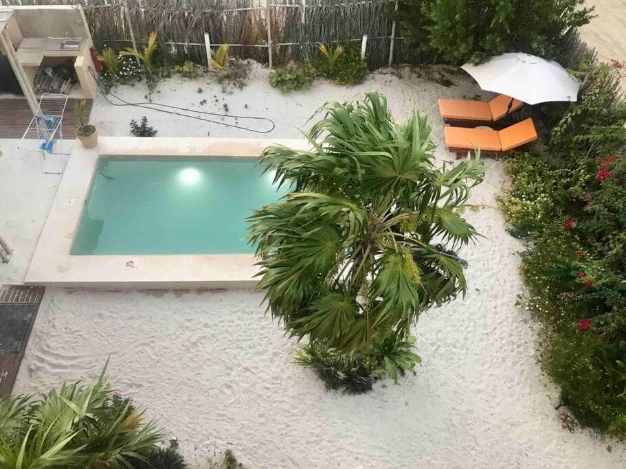 Depa CasaCalma. Zona tranquila y Techo de Palapa