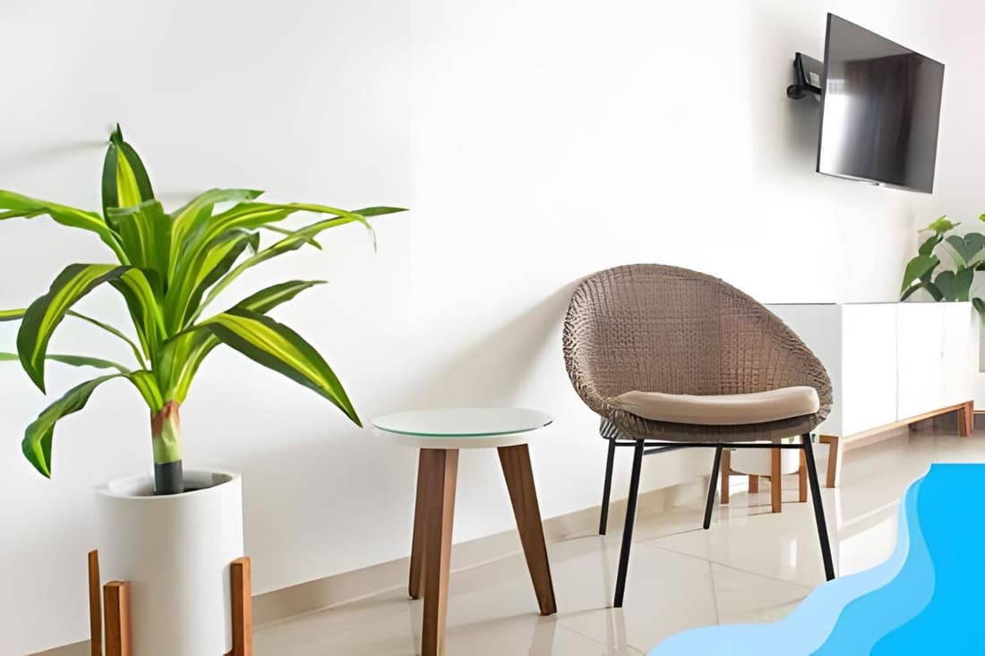 Minimalist Studio with Pool and Scooter