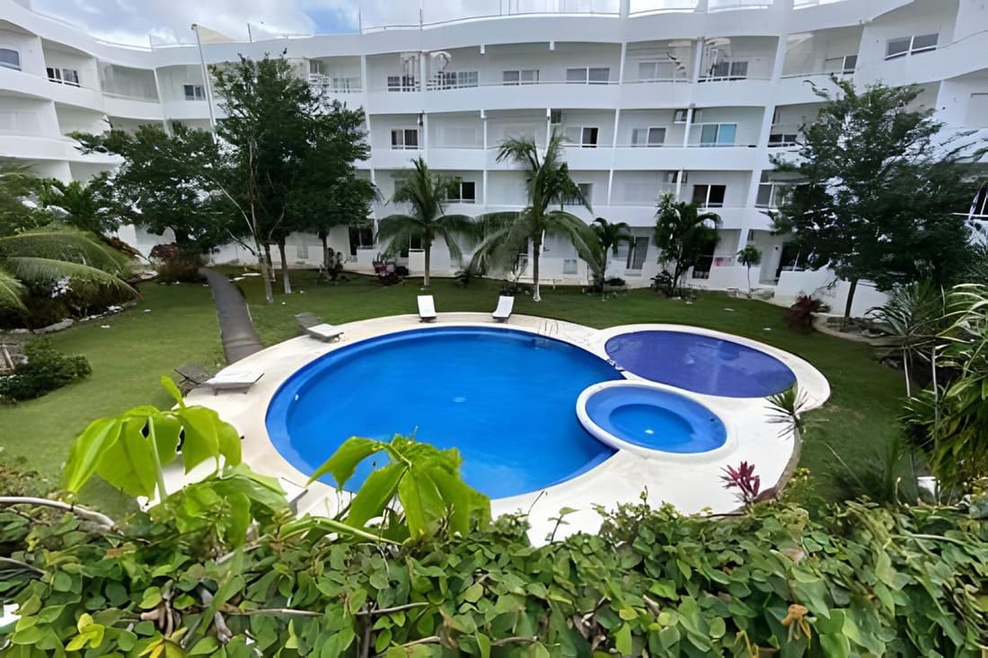 Minimalist Studio with Pool and Scooter