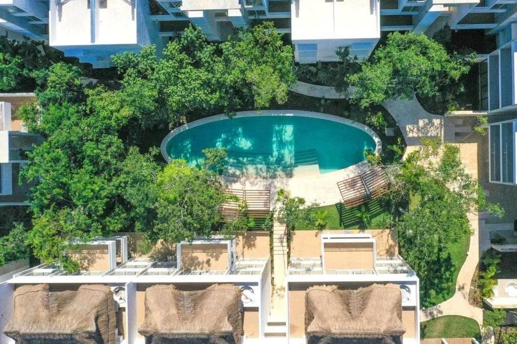 Encanto Private Balcony 2 Pools Gym Only 5 Minutes To Tulum Beaches