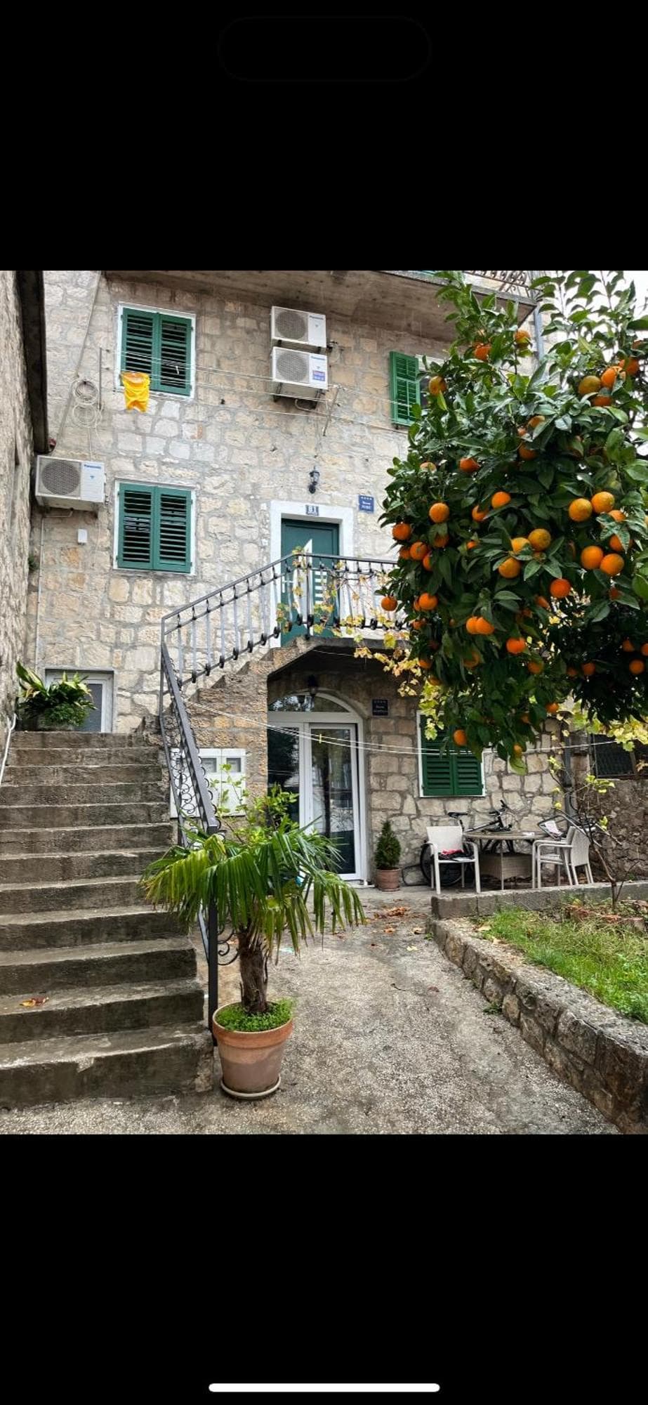 Old stone house in historical area