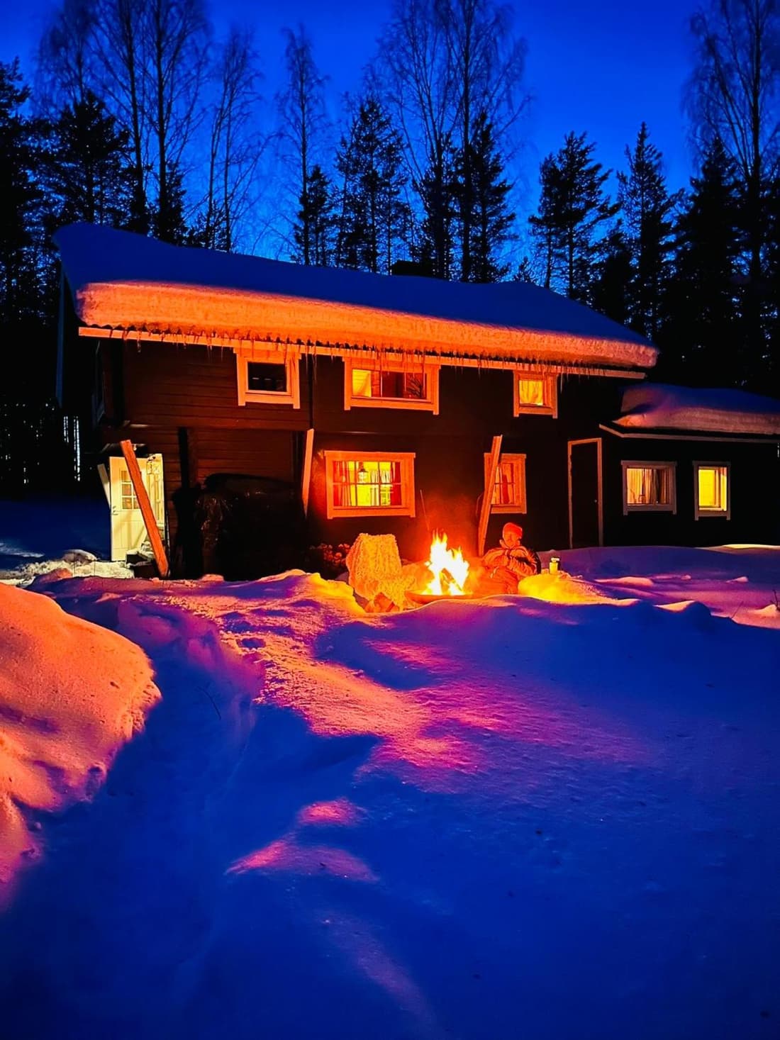 Lakeside Log Villa Edith