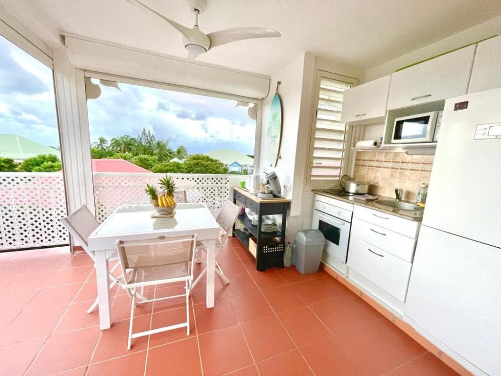 Résidence Anse des Rochers Guadeloupe Saint-François - quart de villa vue mer avec citerne et wifi privés