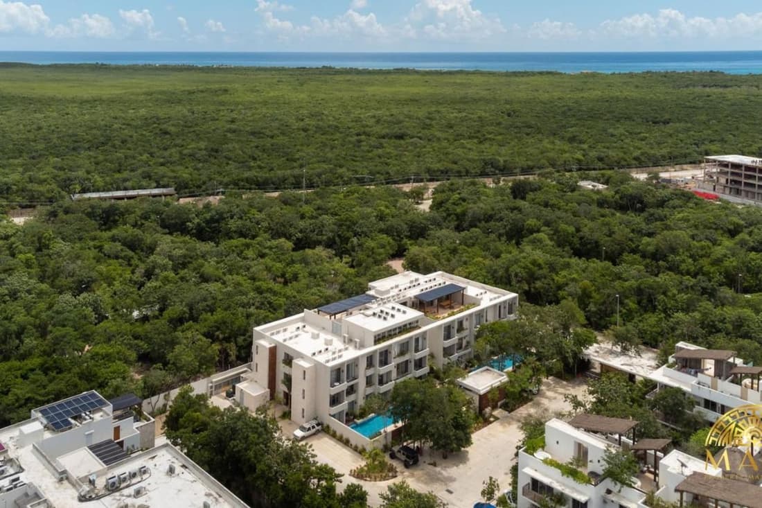 NHOA 206B Lux 1BR Condo Jungle View in Aldea Zama