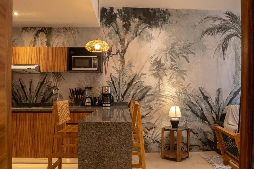Boho-Chic 1BR Apartment with Private Terrace