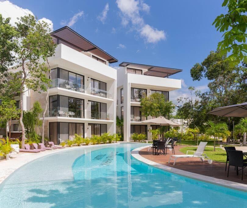 Central Park Tulum G104 Sin Aire acondicionado-Luxury Gym Incluided By Sandy Powerful