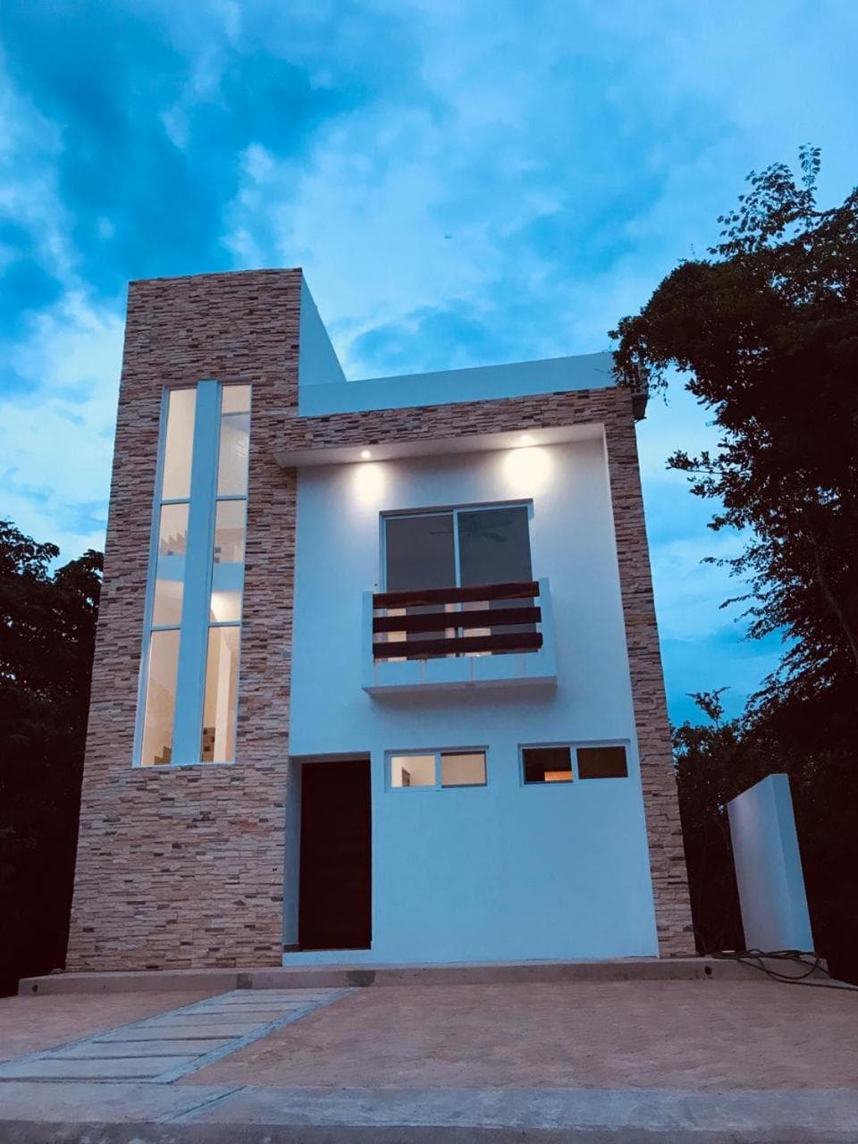 2 BR-house in Puerto Morelos with stunning view