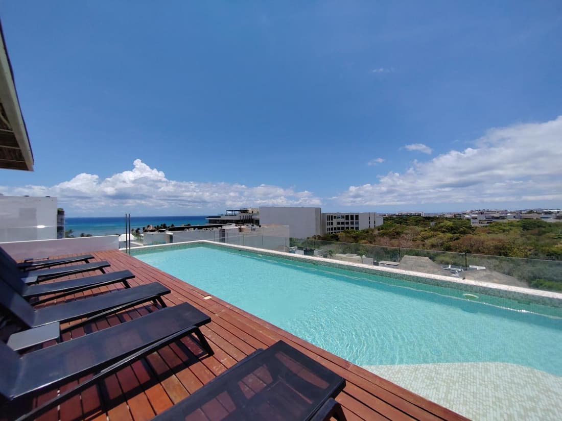Precioso estudio en excelente zona de Playa del Carmen-Pool-GYM BY YEAH