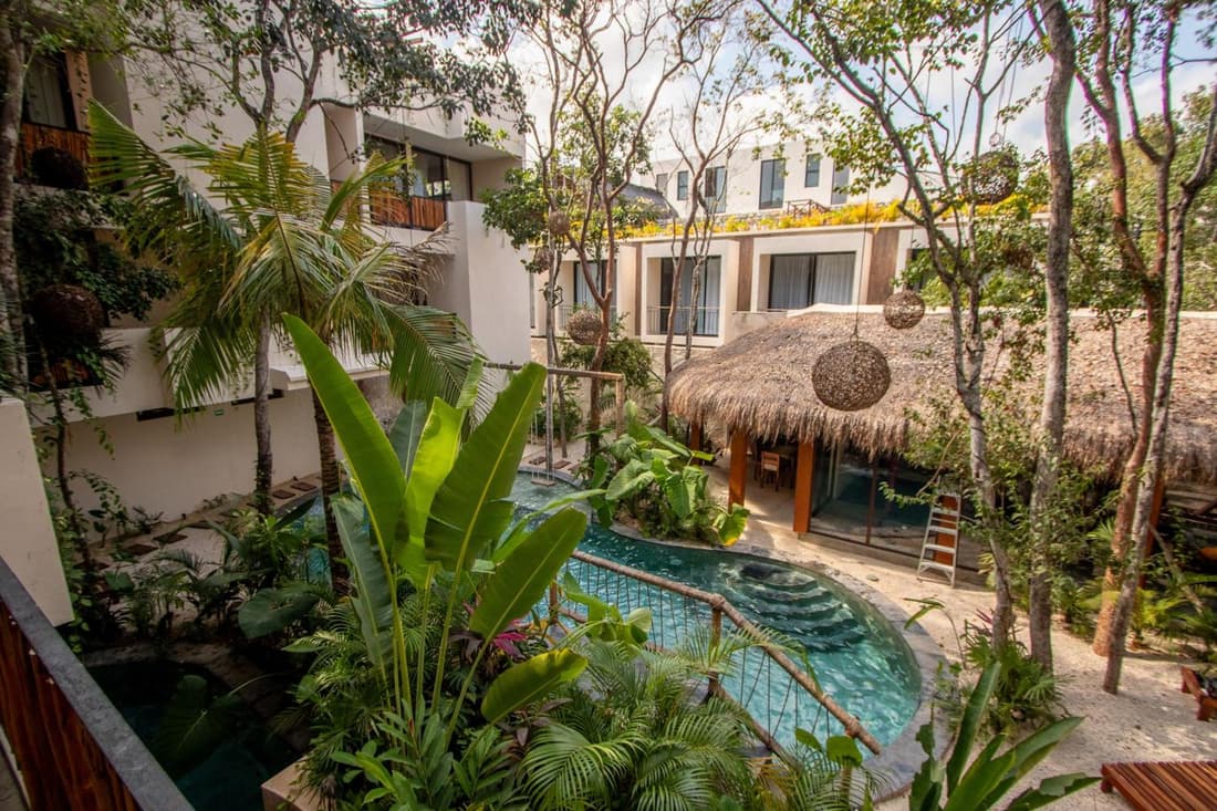 Tulum 2 br suite plunge pool AC WiFi