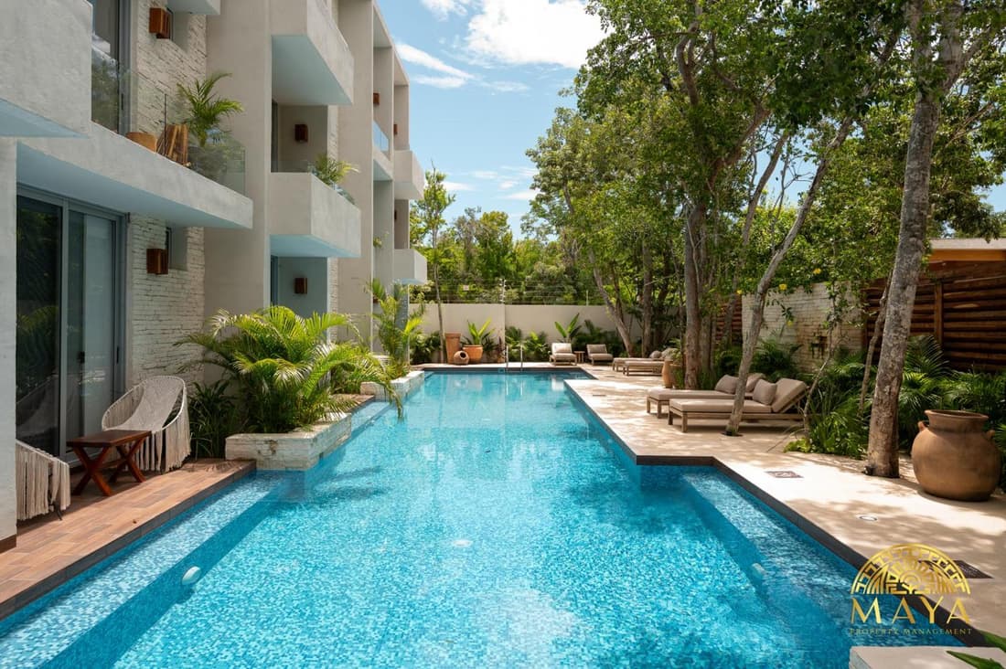 NHOA 206C Lux 1BR Condo Jungle View in Aldea Zama