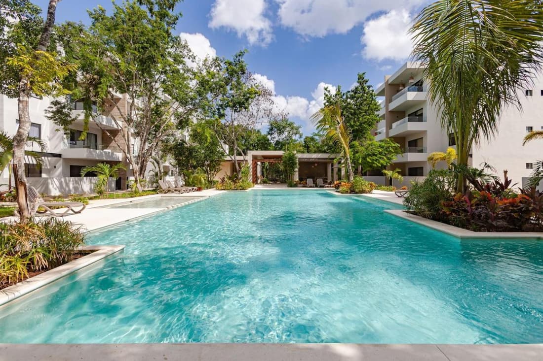 NEW Selva Condo12min to Beach,Gym,Pool,PlayGround