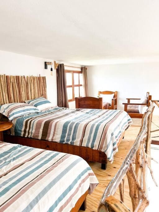 Loft con hermosa vista, terraza y wifi Starlink!