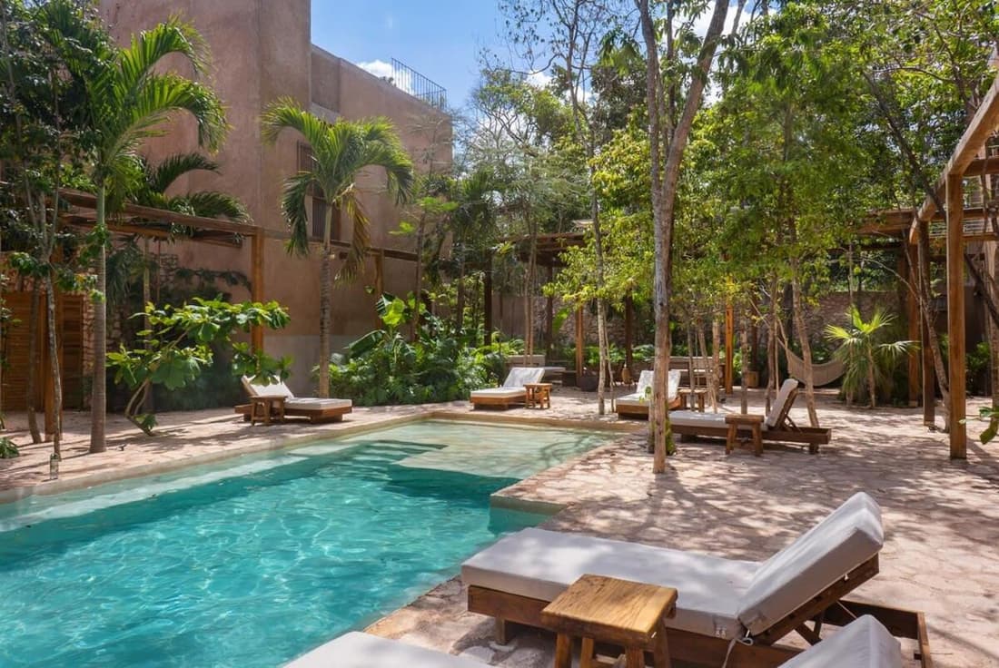 Boho 3BR Villa Organic Design Gated & Rooftop