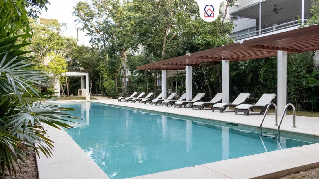 Modern Apt Tulum with 2 BDR Gym & Pool