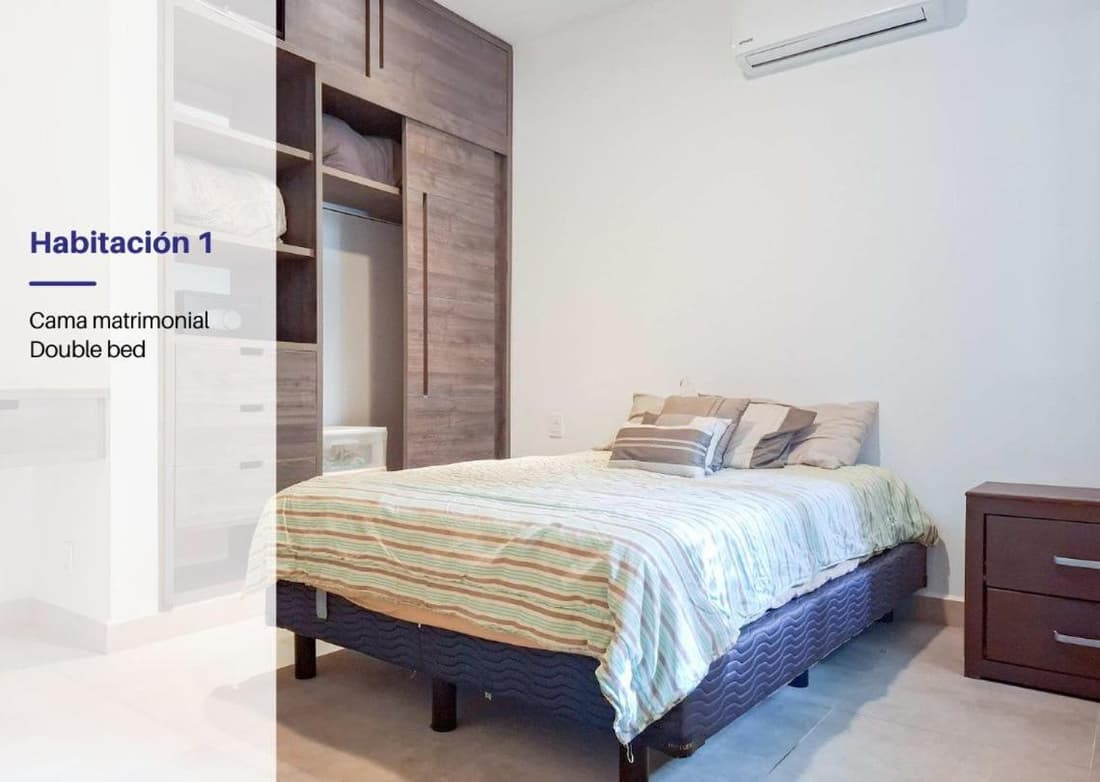 Modern Apt Tulum with 2 BDR Gym & Pool