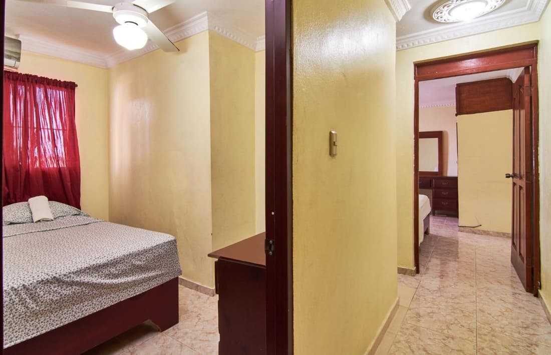 Spacious 2-Bedroom Apartment with Private Terrace Near SDQ Airport Fast Wi-F