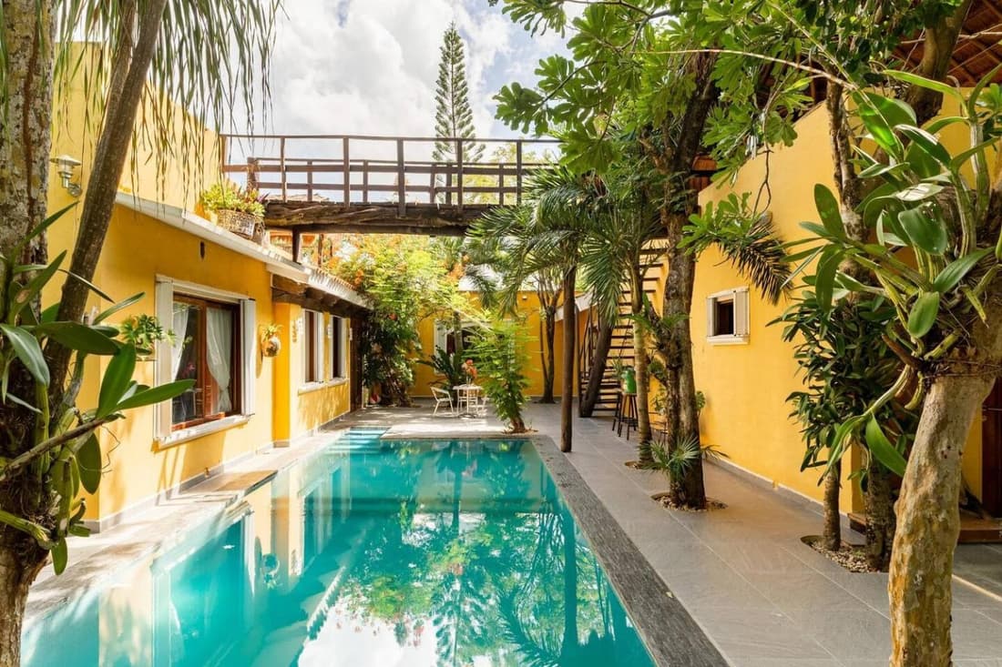 Villa con piscina y acceso a laguna Yalku, Akumal