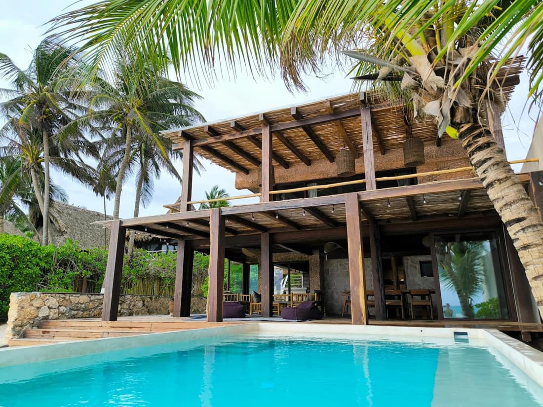 Casa Aakbal Private Beach Fron Sea Best Location
