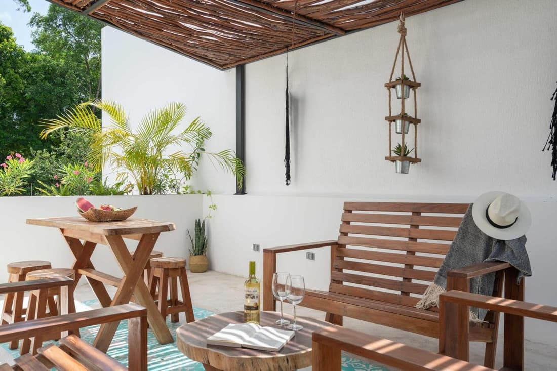 Casa Laura - Tulum - Private Townhome For 6 Guest - 3 Bedrooms - 5 Beds- Restaurant Walking Distance
