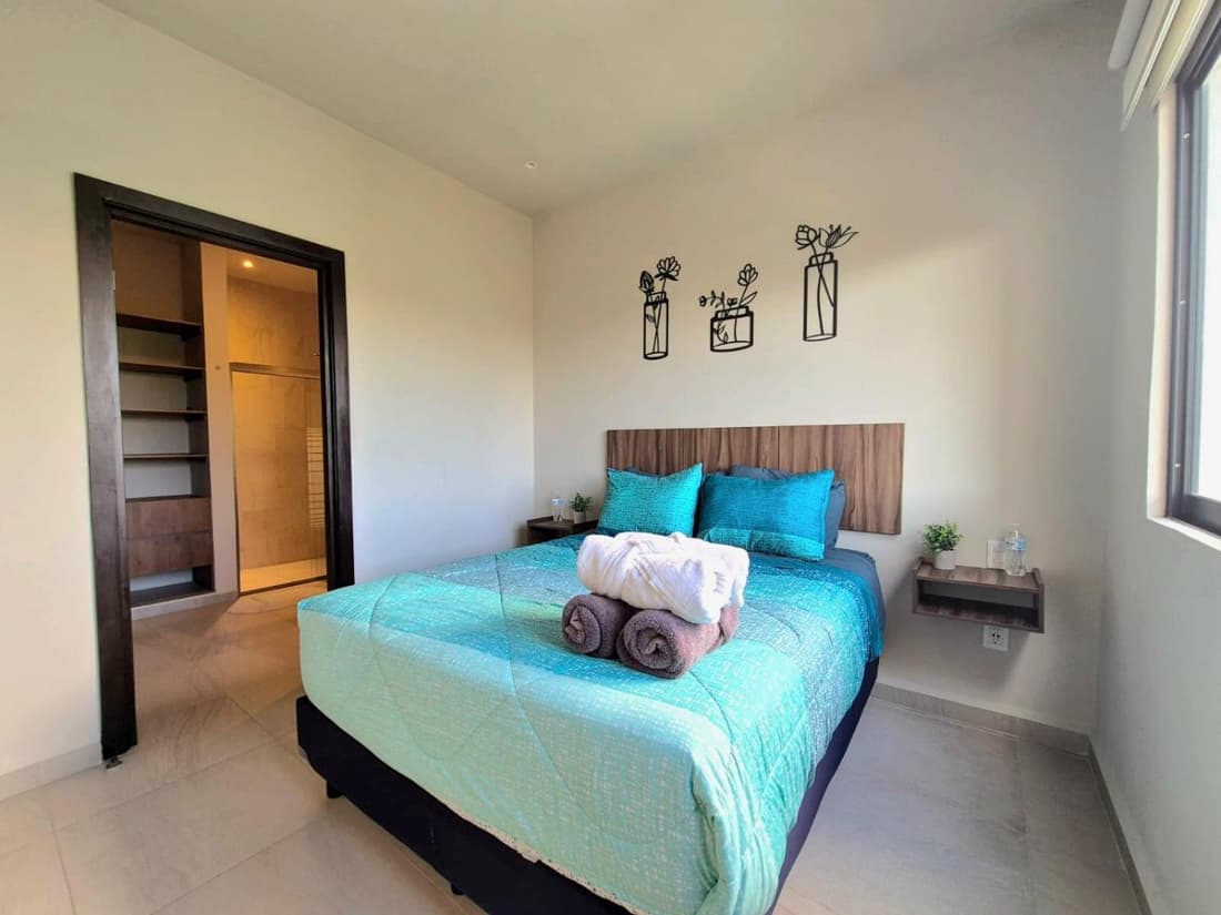 Departamento con piscina, en zona tranquila, a 12 minutos de la playa!