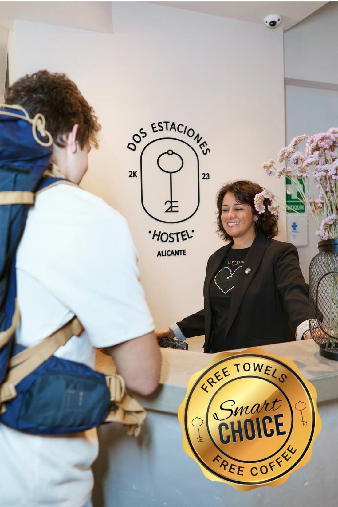 Hostel Dos Estaciones - Scandinavian Design - Albergue Juvenil - towels, coffee & tea, remote check-in