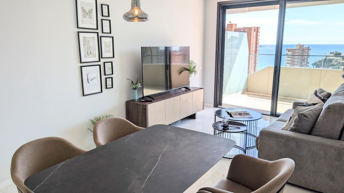 BENIDORM BEACH sea view apartment