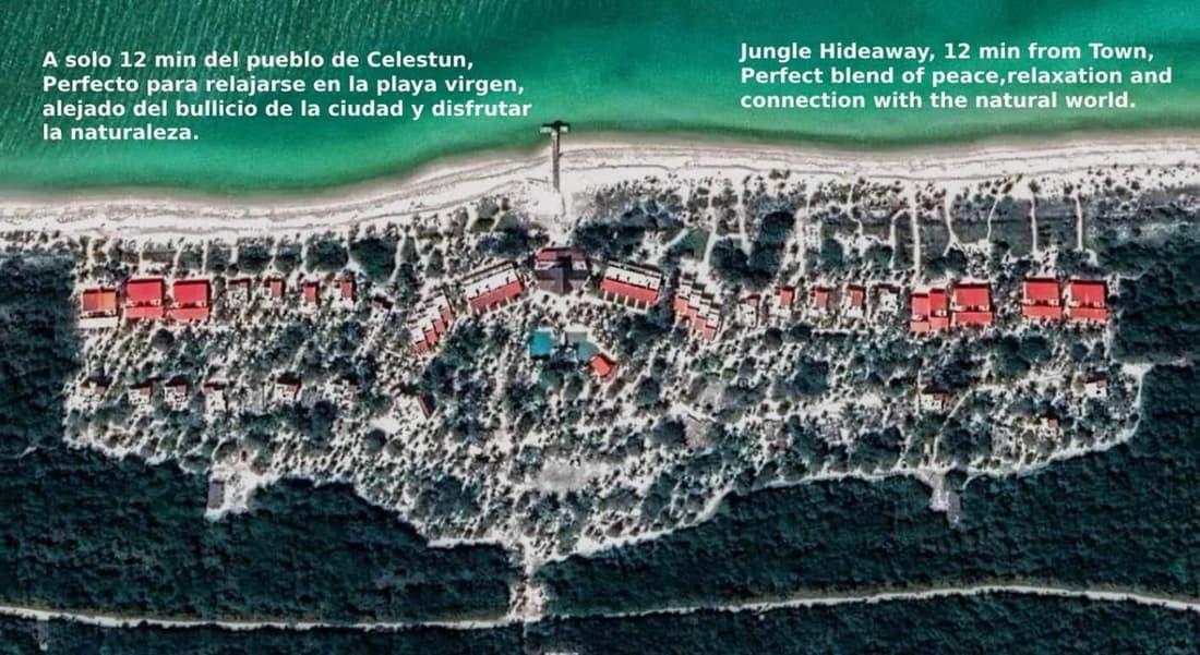 Oceanfront, 2 huge pools, Relax and enjoy Celestun Nature