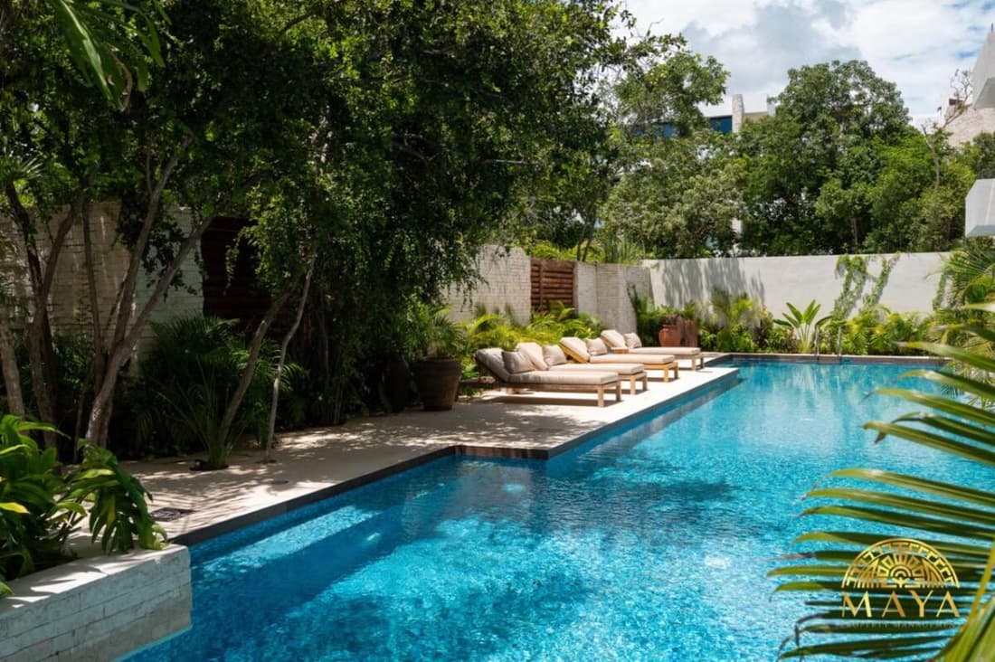 NHOA 203A Lux 2BR Condo Pool View in Aldea Zama