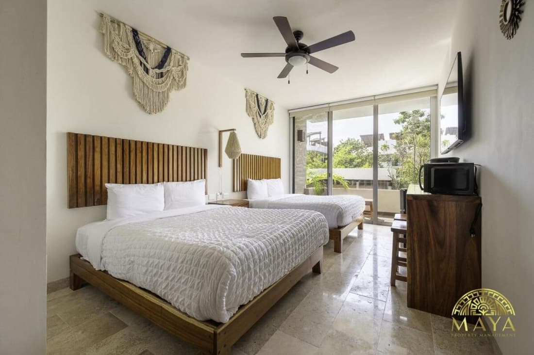 NHOA 205C Lux 1BR Condo Pool View in Aldea Zama