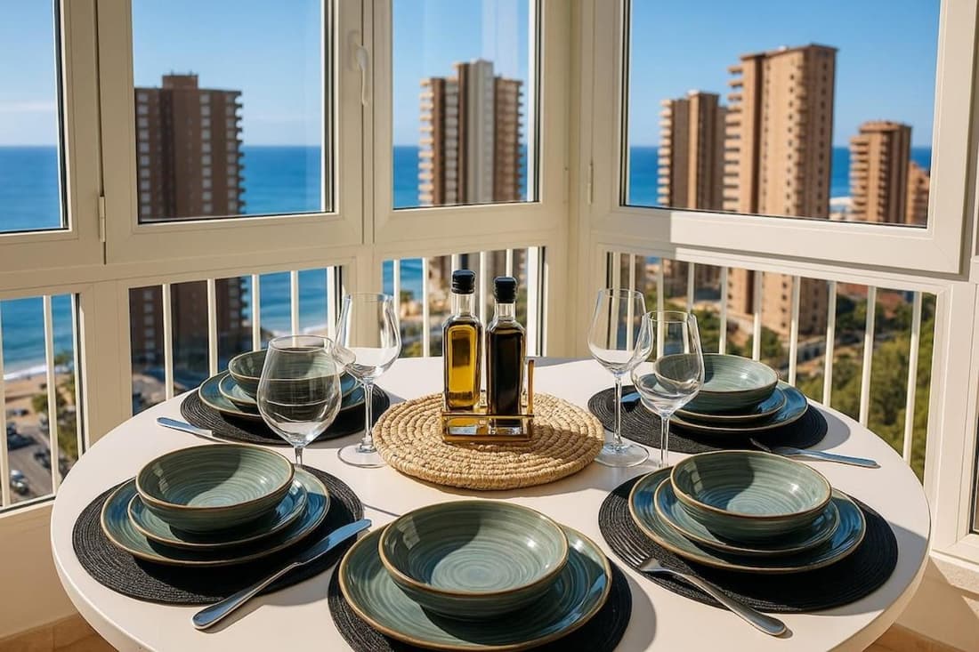 Apartamento a Estrenar con Vistas a la Playa de Levante con Plaza de Garaje