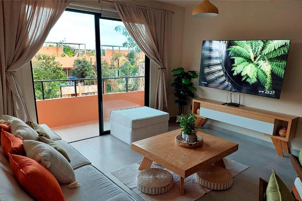 Luxury apartment in Tulum, with security