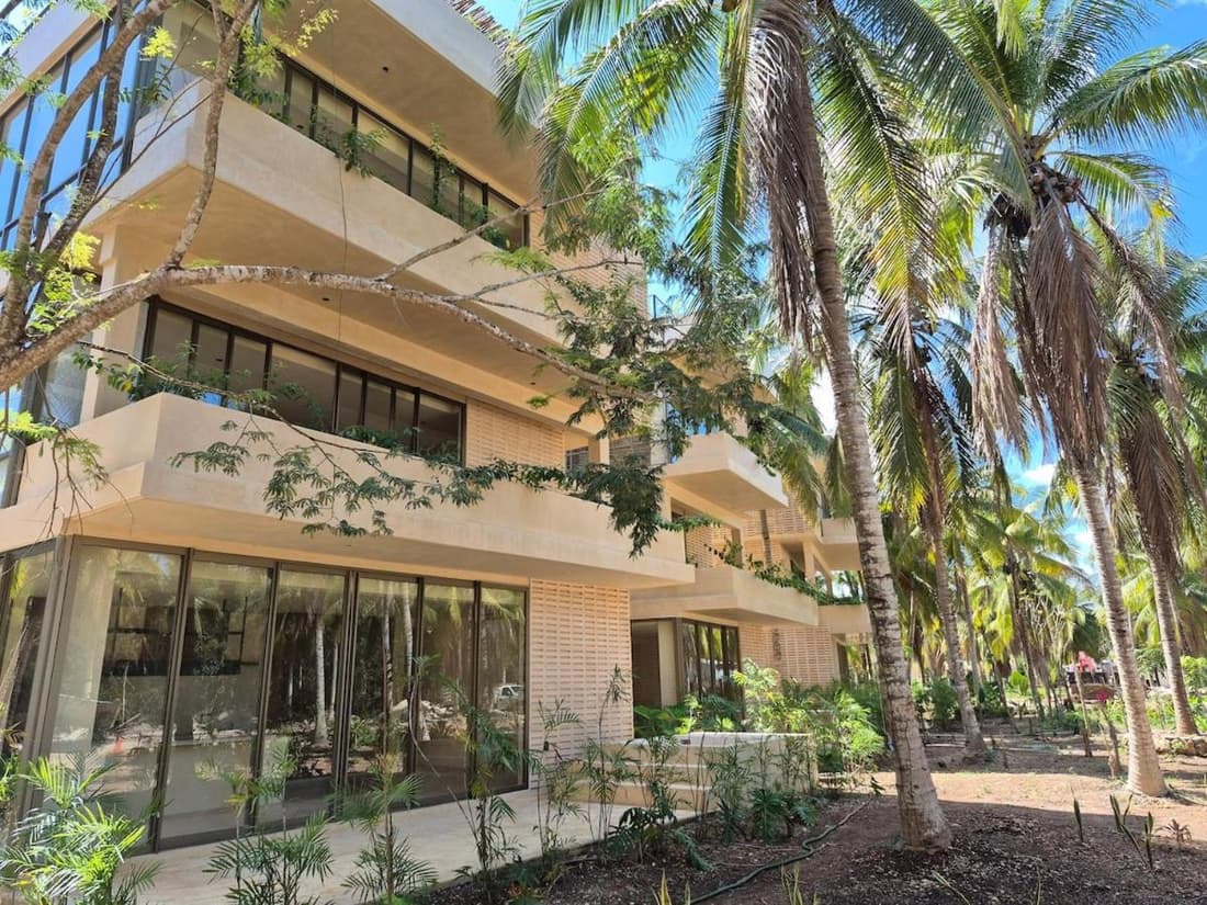 Chic apartment in Aldea Mayab with Lagoon access and private splash pool