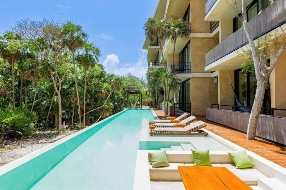 Apartment in Tankah Bay Tulum where Jungle meets Beach