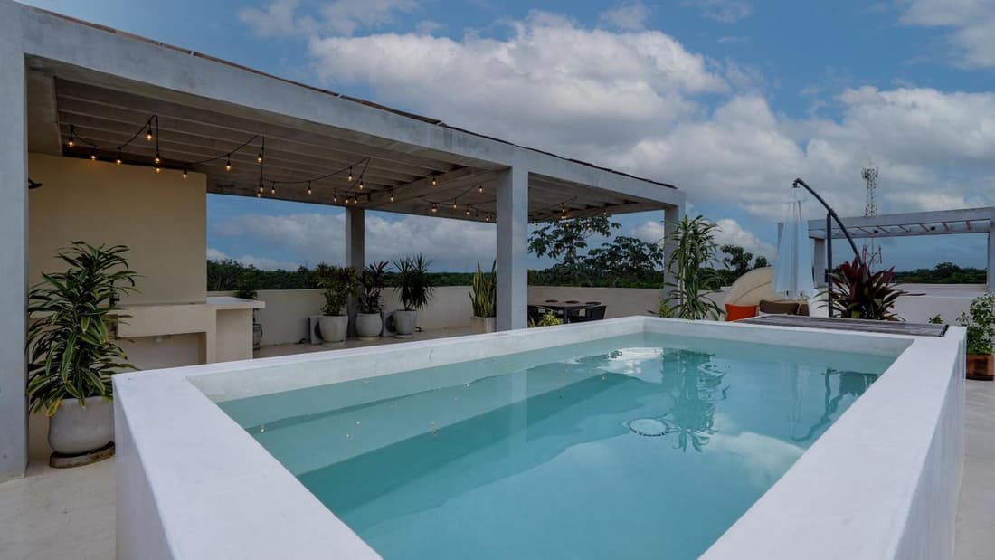Luxury Penthouse with Private Rooftop Pool and Stunning Jungle Views