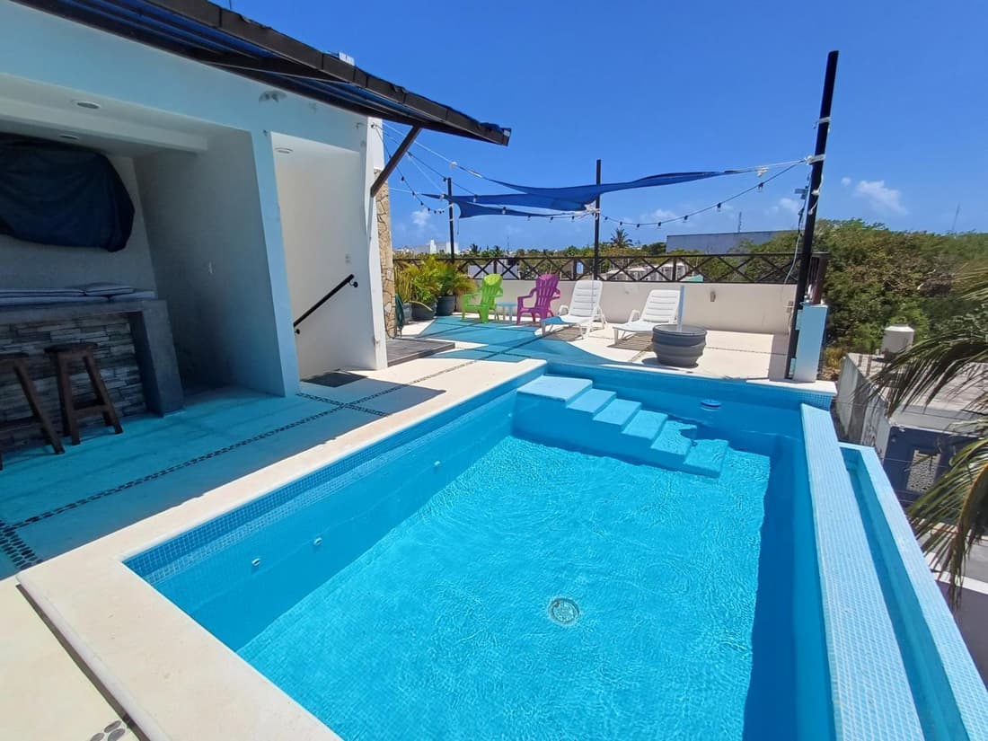 Casa Linda Isla-Room Palmera-Shared Pool