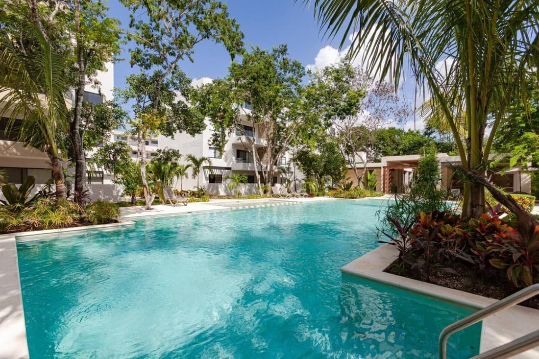 NEW Condo Jaguar 12min to Caribe,Pools,Playground