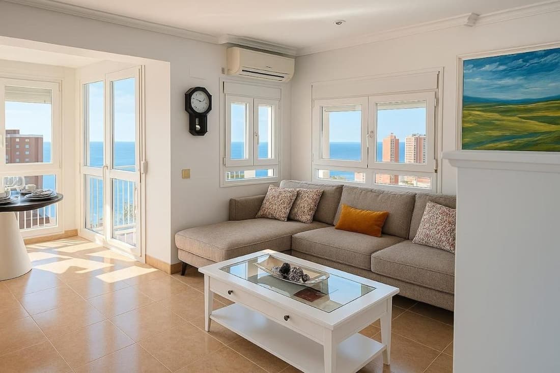 Apartamento a Estrenar con Vistas a la Playa de Levante con Plaza de Garaje
