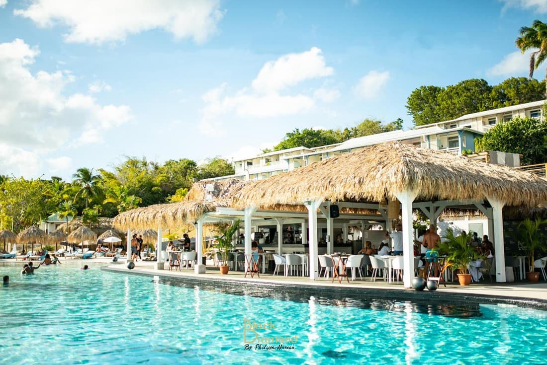 Diamant Bleu studio, piscine, vue mer