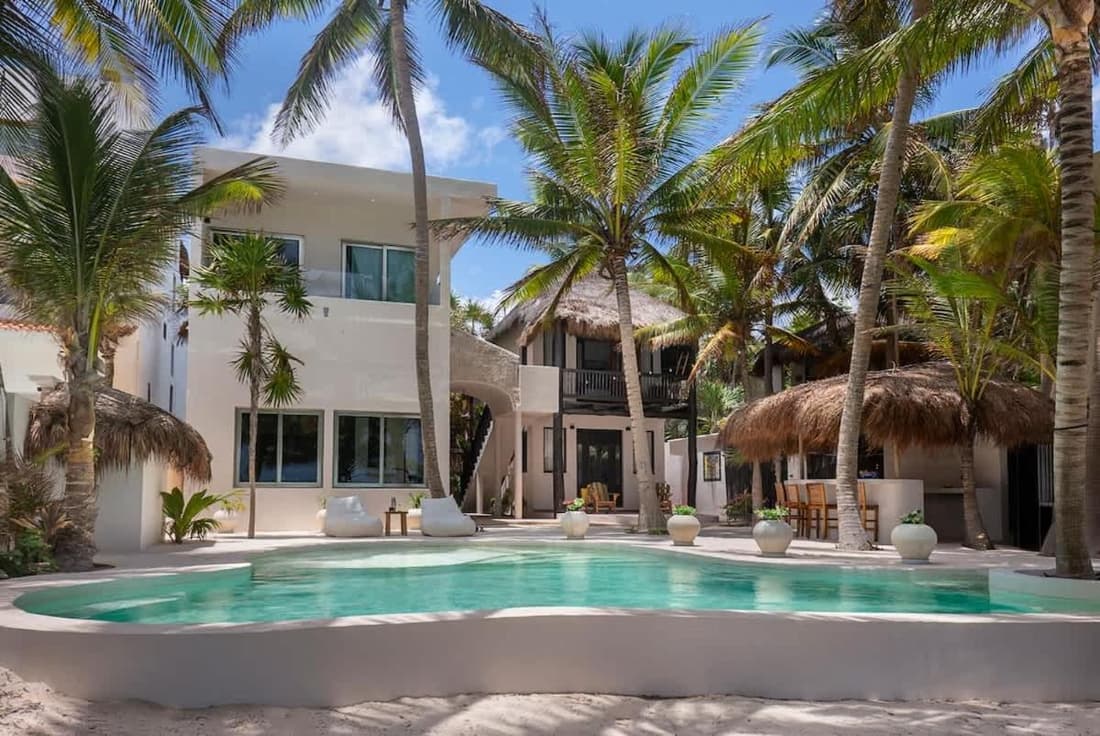 New 3BR Private Beachfront Villa with Pool at Soliman