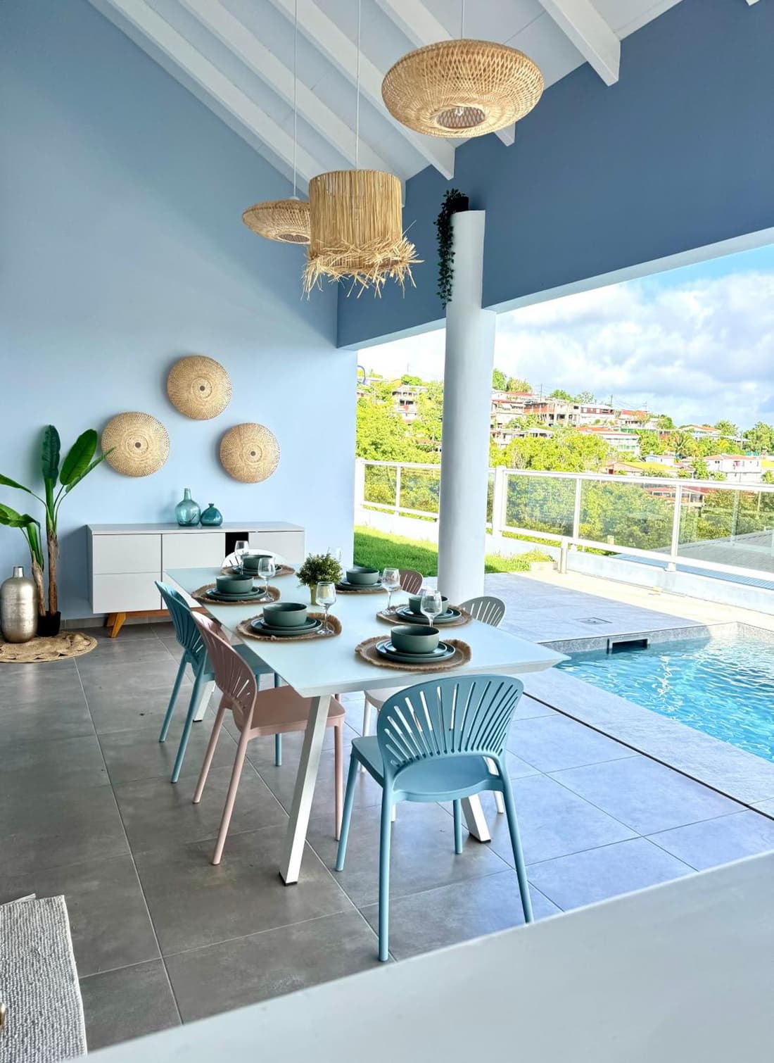 Villa Téloam- Charmante villa avec piscine et vue mer
