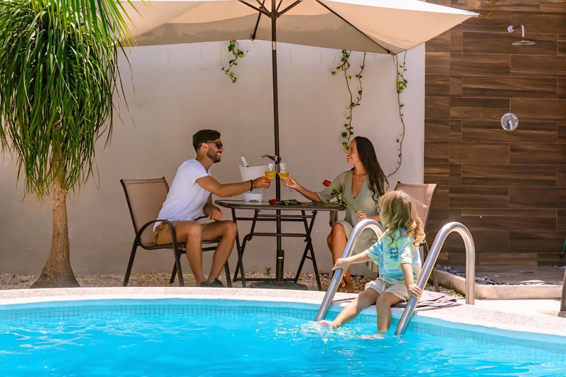 Villa Kiin con piscina privada a 300 metros del mar